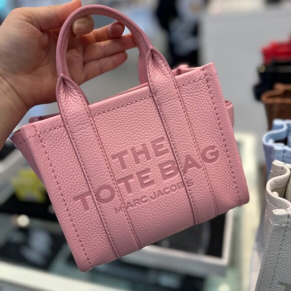 NWT! NEW! Marc Jacobs The Tote Leather Mini Crossbody -6 Colors - Picture 9 of 16